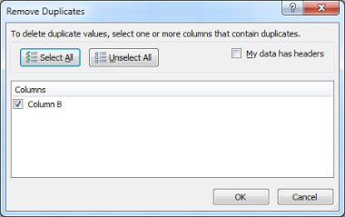 Lọc và xóa dữ liệu trùng trong Excel chỉ với 1 cú click